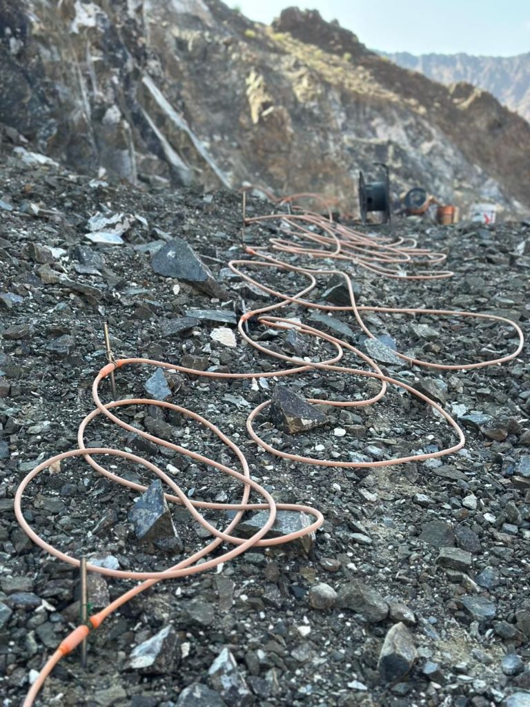 TDEM field cables deployment