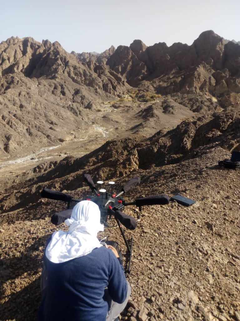 UAV preparation on site